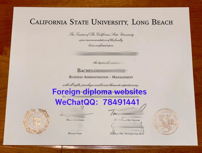 California State University, Long Beach transcript sample  USA California State University, Long Beach student credit grade record